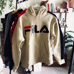 FILA + Urban Outfitters Exclusive | Men Tan Hoodie in Size Medium
